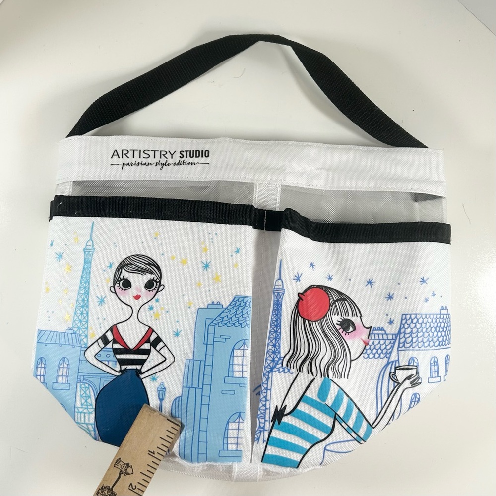 Amway Artistry Studio Parisian Style Edition Cosmetic Beauty Supply Bag Tote